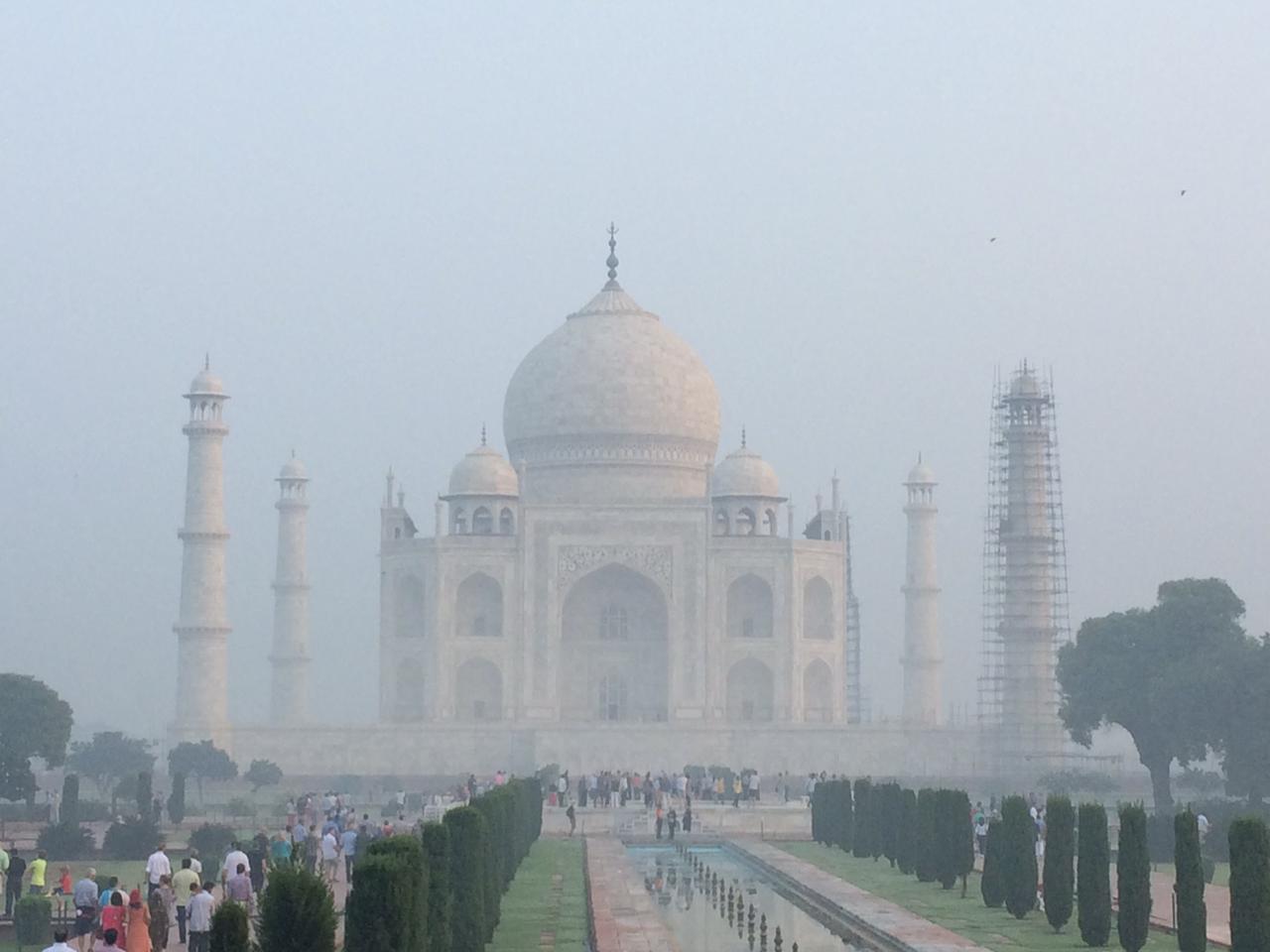 Taj Mahal at sunrise