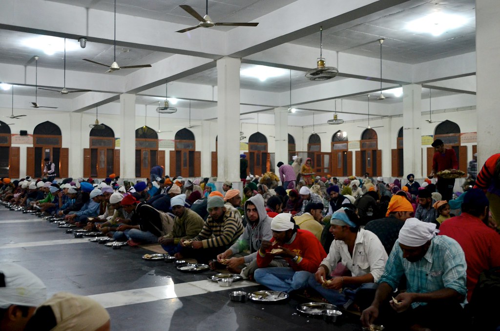 Langar hall at Harmandir Sahib