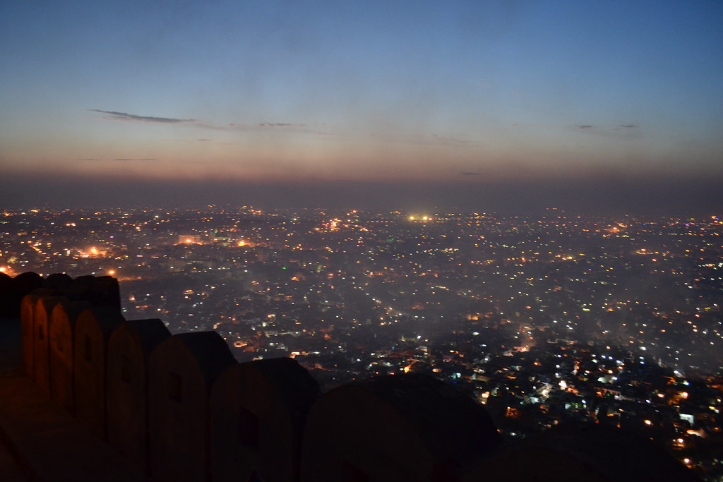 Nahargarh Fort at sunset