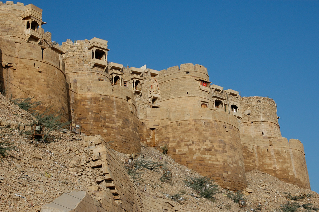Golden Fort rising from the Thar Desert