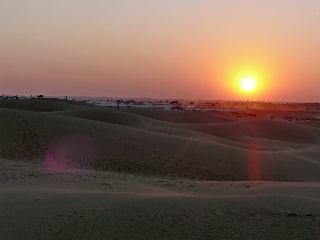 Sam Sand Dunes at sunset