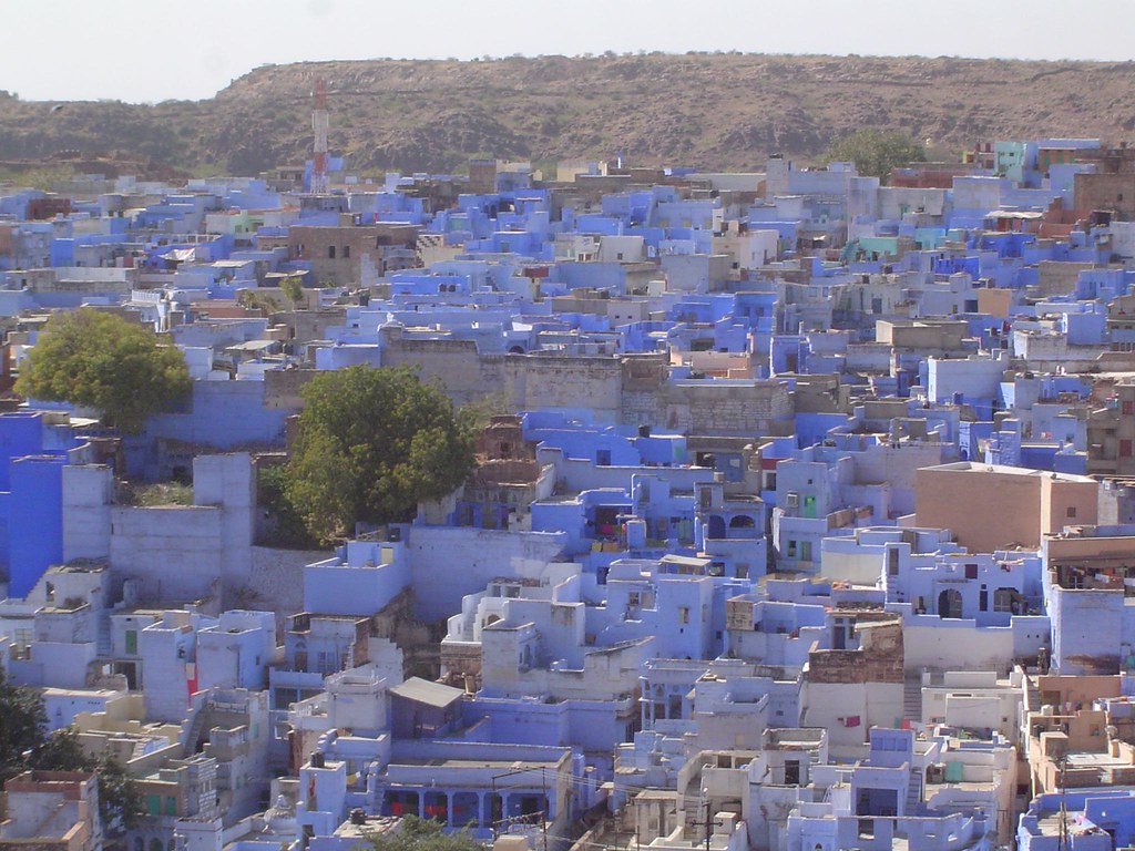 Blue rooftops of Jodhpur old city