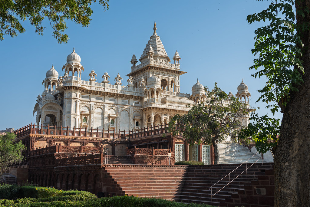 Jaswant Thada marble cenotaph